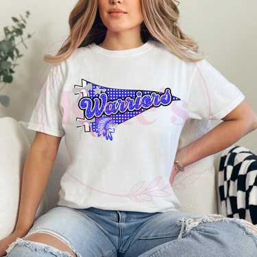 Warriors Pennant School Spirit Shirt